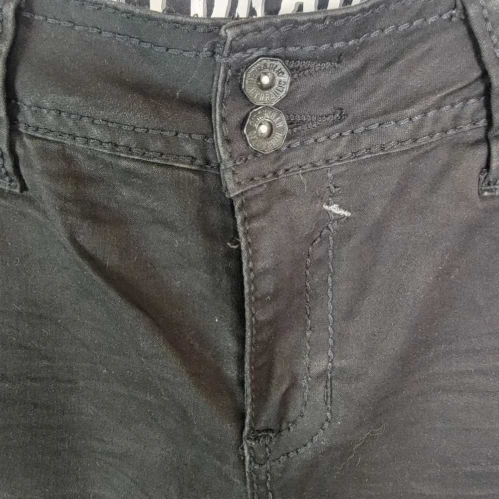 Hydraulic Bailey Super Skinny Black Jeans Size 18w
